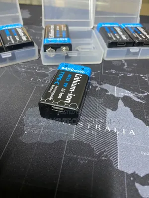 Rechargeable Battery 9V 400mAh Type C Charging