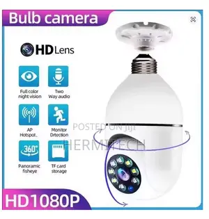 Smart E27 Socket Security Camera, Bulb CCTV Cameras