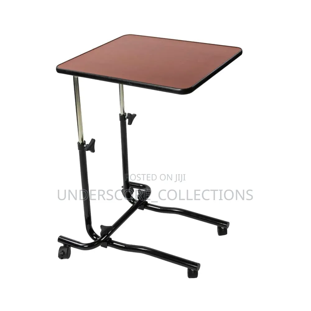 Overbed Table With 4 Castors.