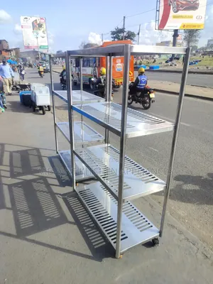 Four-Tier Perforated Rack
