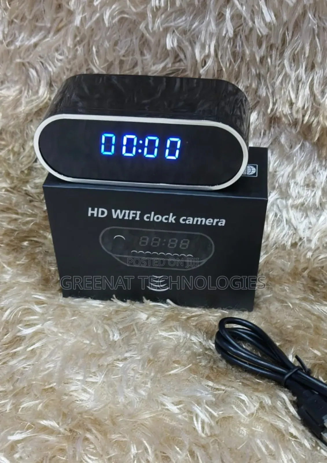 HD WIFI Clock Camera - 1080p Hidden Camera