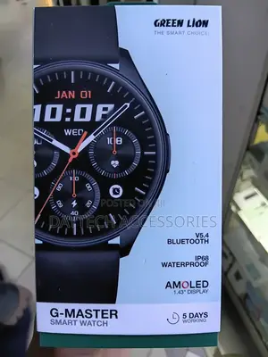 This Is a Green Lion G-Master Smart Watch.