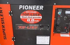 Pioneer 8.8kva Silent Generator / 8.8Kva Diesel Generator
