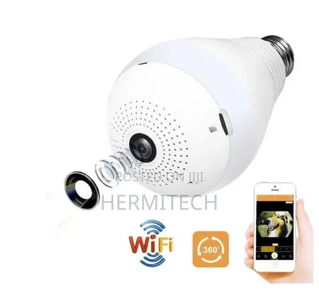 HD Smart Bulb Camera With Mobile Access