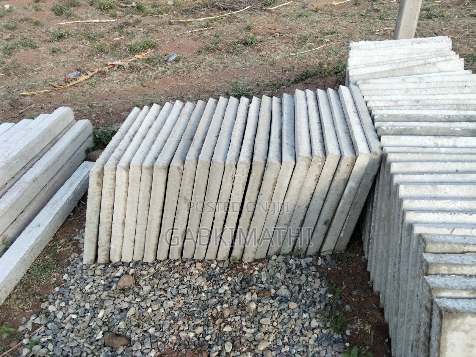 Square Concrete Pavement Slabs