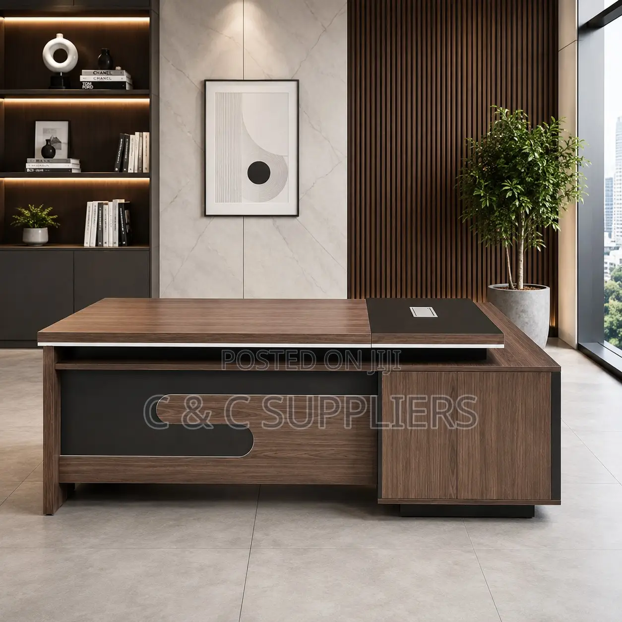 Executive Advanced L-Shaped Desk-1.8m