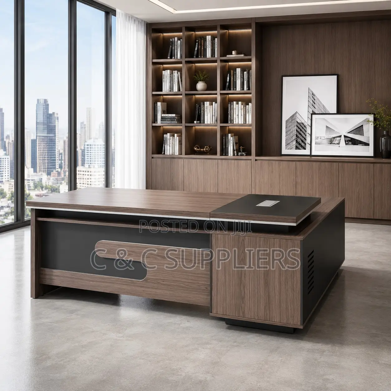 Executive Advanced L-Shaped Desk-1.8m