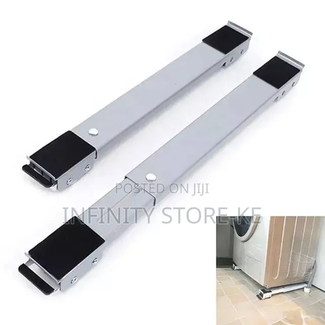 Washing Machine /Fridge Roller Base Metal Set of 2 Stand Base