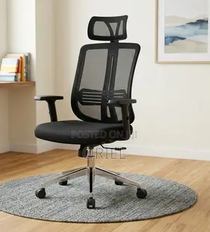 Office Chair : Ergonomic Mesh Office Chair With Headrest