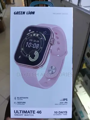 Green Lion Ultimate 46 Ladies Smart Watch in a Pink Colorway.