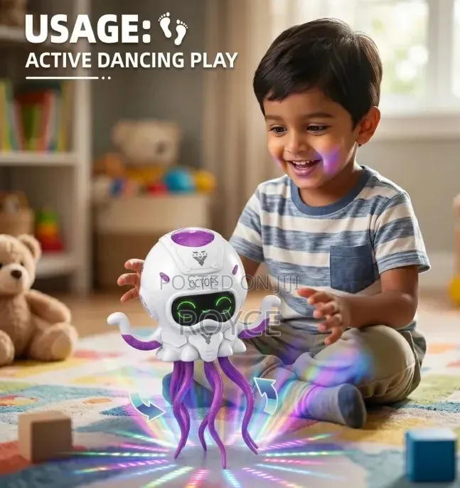 Dynamic Mechanical Dancing Octopus Toy