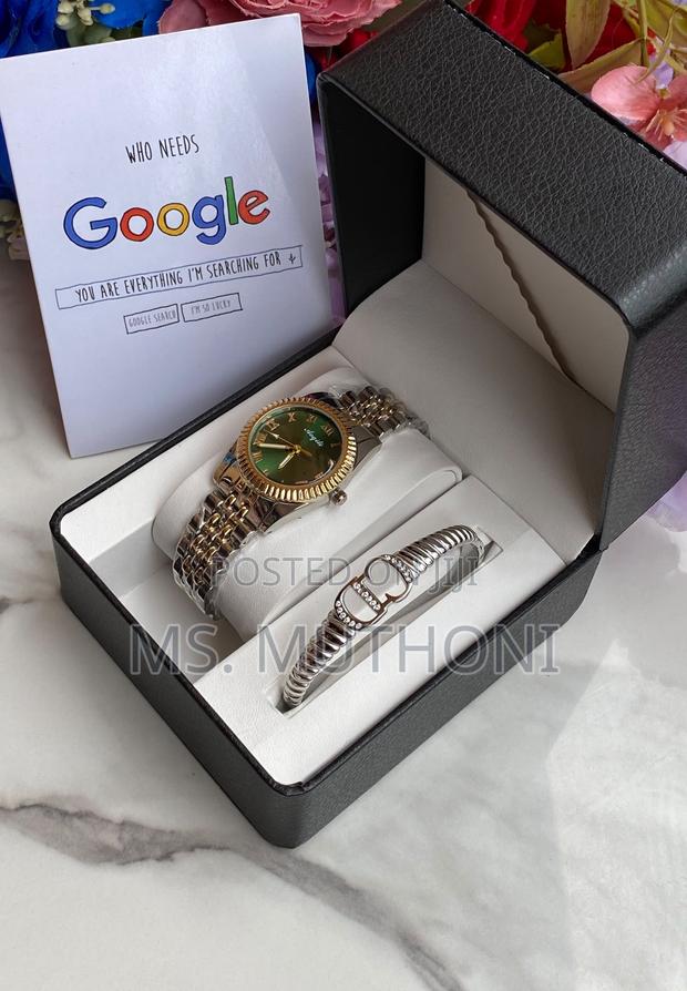 Ladies Boxed Watch and Bracelet + Card Gift Sets. - thumbnail 3