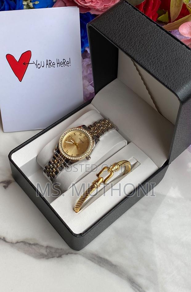 Ladies Boxed Watch and Bracelet + Card Gift Sets. - thumbnail 5