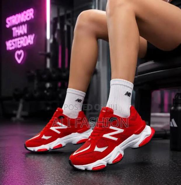 *9060 RED Sneakers - main view