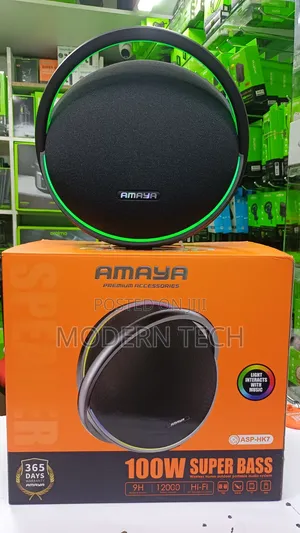 Amaya HK7 100W Outdoor Speaker – Rechargeable Battery, Bluetooth