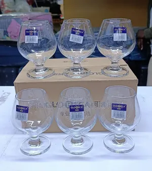 6pcs Cognac Brand New Glasses