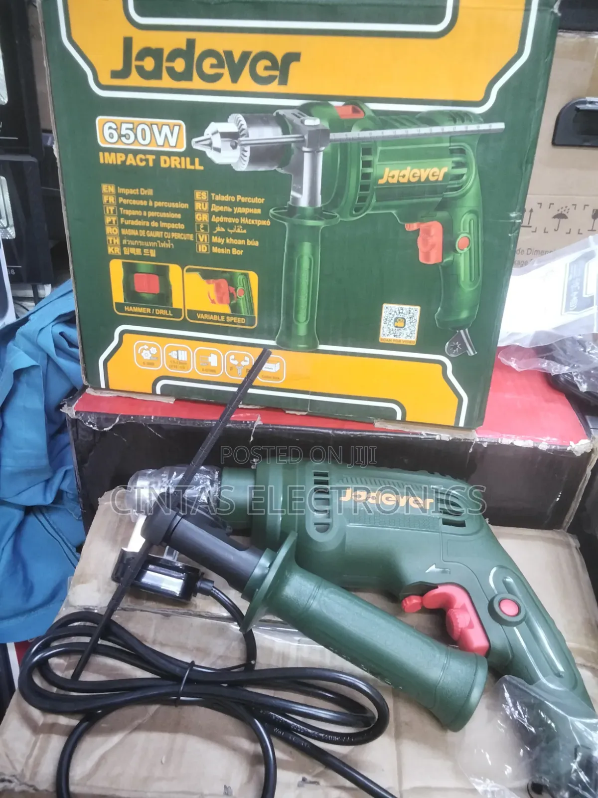 Jadever Impact Drill 650W