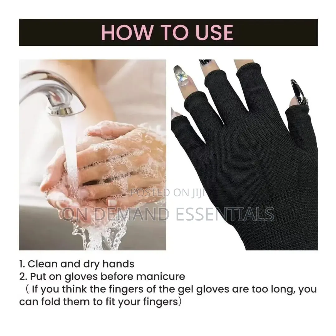 2pcs Anti Uv Rays Protect Gloves