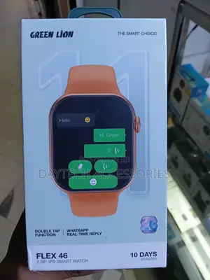 This Is a Green Lion Flex 46 Smart Watch.