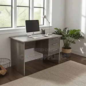Simple Study Desk With Drawers-1.0m