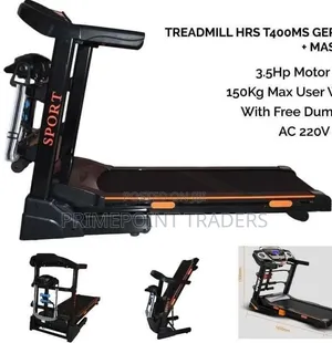 Auto Incline Treadmill With Massage Belt – Multifunctional Home Fitne