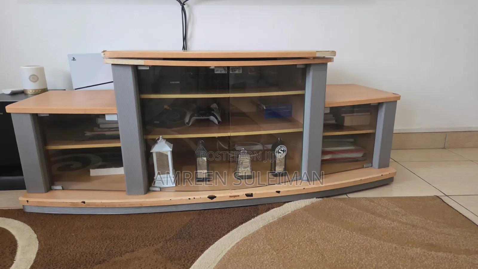 Glass TV Stand