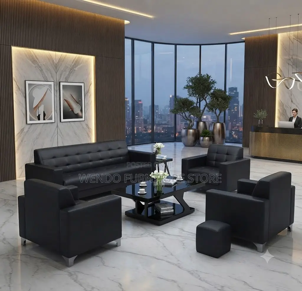 Office Sofa; Five Seaters Executive Props Sofa Set