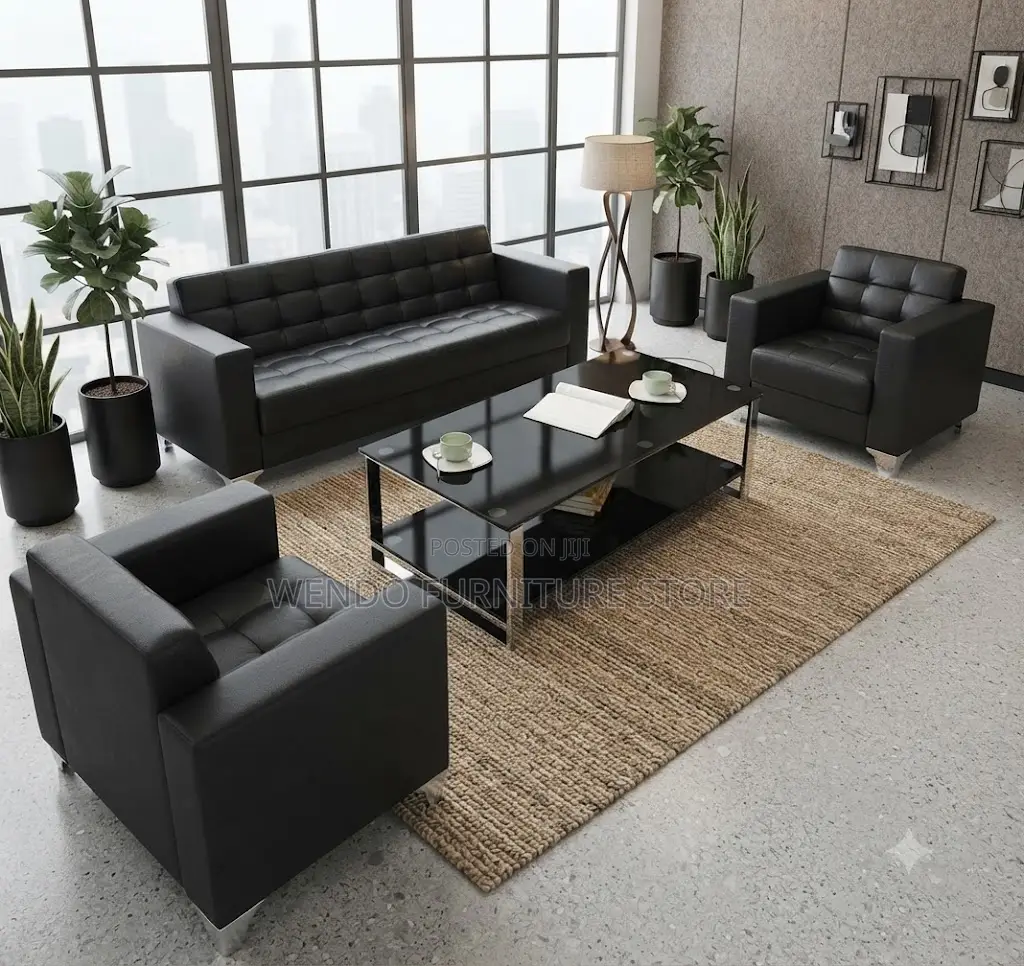 Office Sofa; Five Seaters Executive Props Sofa Set