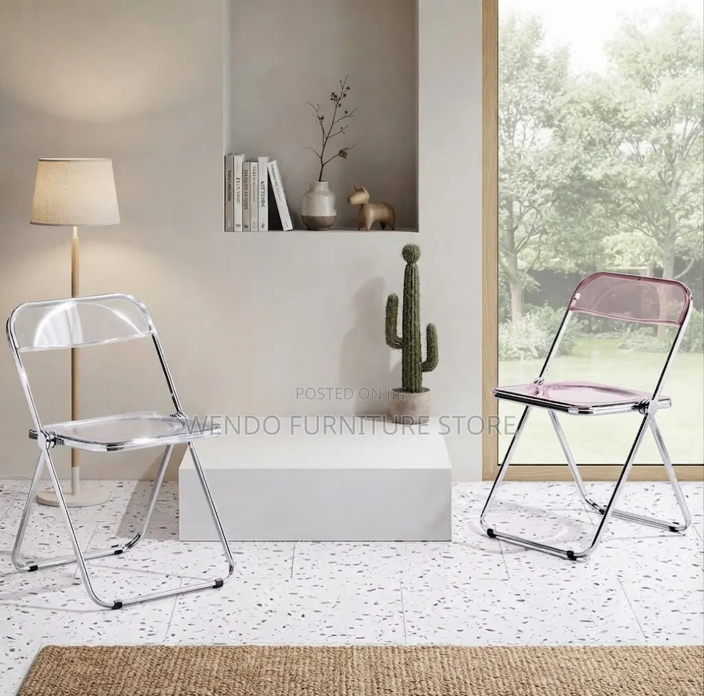 Home Chairs; Foldable Clear Sled Based Home Chairs
