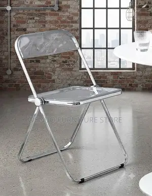 Home Chairs; Foldable Clear Sled Based Home Chairs