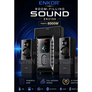 8000 Watts Enkor Multimedia Speaker System