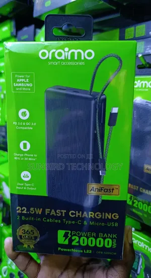 Oraimo Powernova L22 Opb-5205cm Powerbank