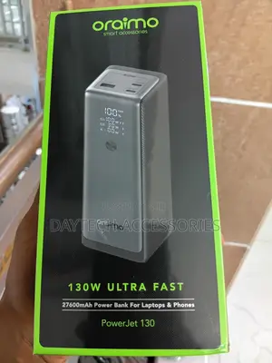 Oraimo PowerJet 130W 27600mAh Ultra-Fast Laptop Power Bank