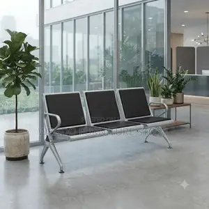Office Bench; Three Seaters Front View Benches