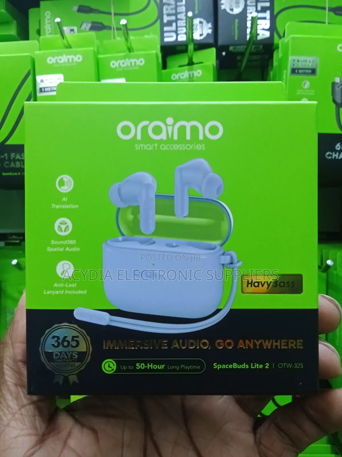 Oraimo SpaceBuds Lite 2 50 Hours Long Playtime Bluetooth Earbuds