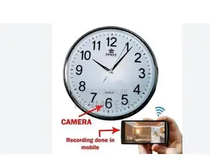 Discreet Wall Clock Surveillance Camera CCTV