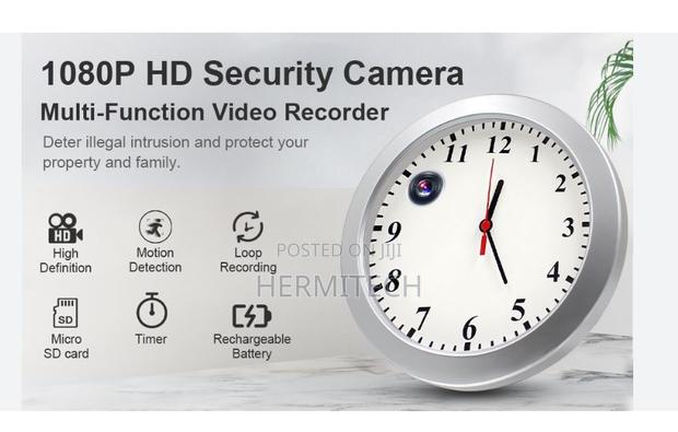 WiFi Clock Camera for Indoor Monitoring