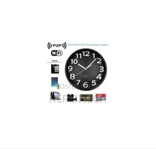 Hidden Clock CCTV With Remote Viewing