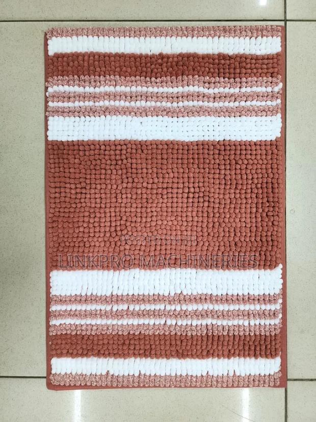 Brown Striped White Sausage Door Mat Size 40*60cm