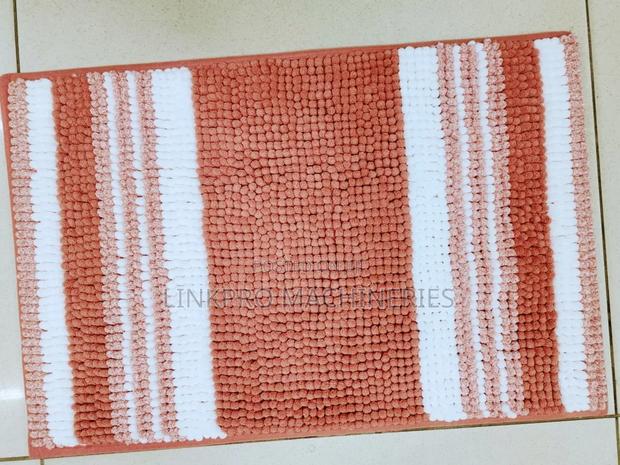 Brown Striped White Sausage Door Mat Size 40*60cm - thumbnail 2