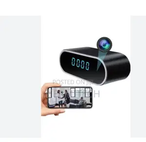 Smart Wall Clock Security Camera