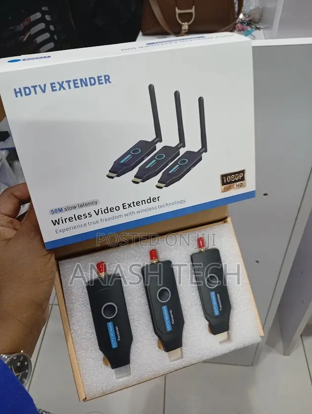 Dual Receiver Wireless HDMI Extender 50 Meter Long Video Solution
