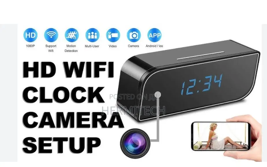Discreet Clock Style CCTV Camera Mini Spy CCTV Cameras