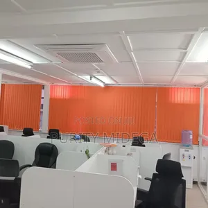 Classy Orange Fabrics of Vertical Blinds