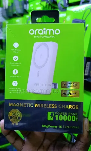 Oraimo Opb-7102w Magpower 15 10,000mah Powerbank