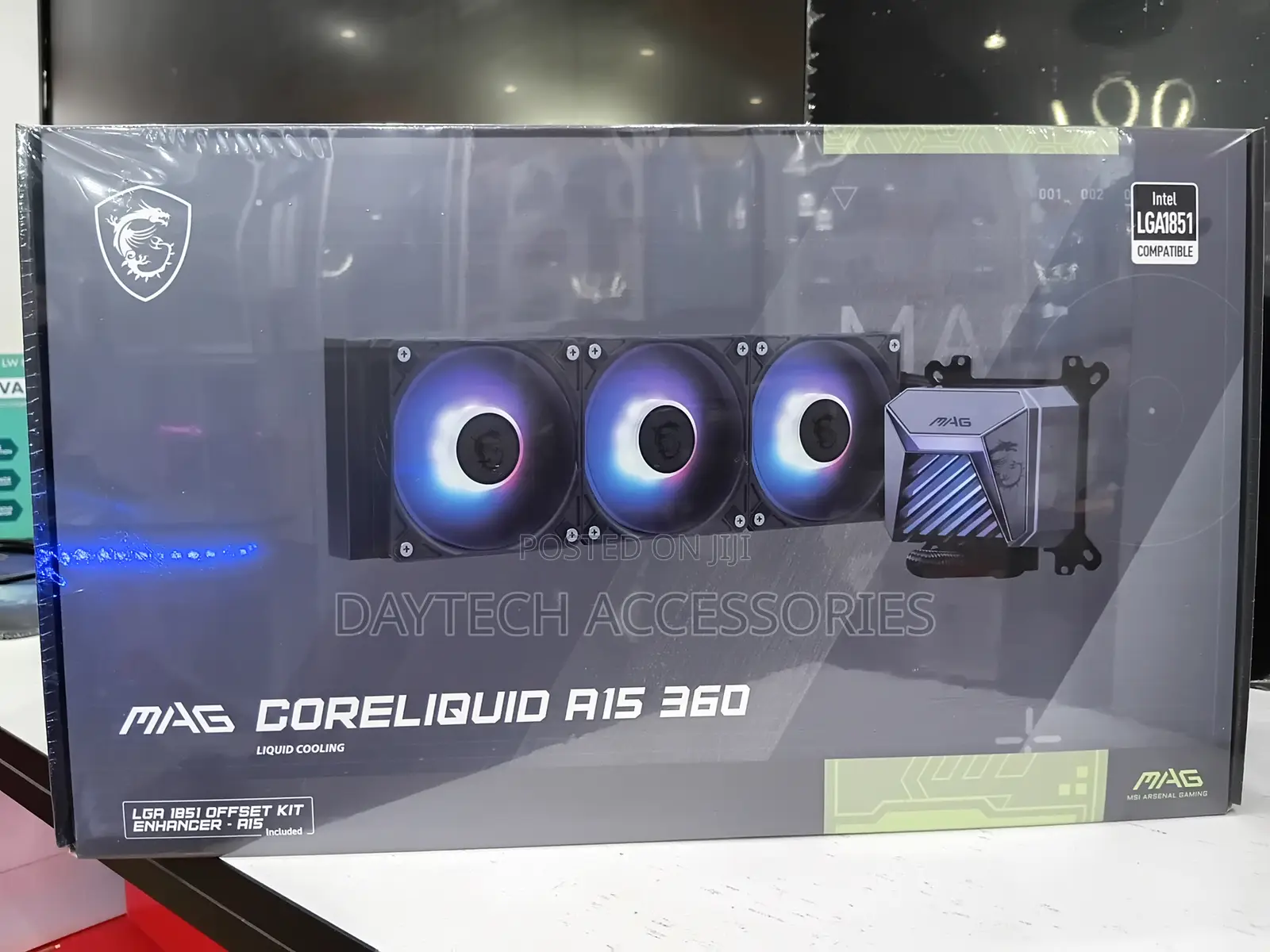 MSI MAG CORELIQUID A15 360 Desktop Liquid Cooler.