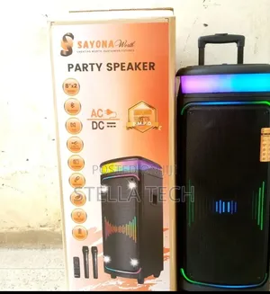 Sayona Party Speaker SHT-P01 AC/Dc 20000 Watts Output Power-80wtts