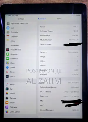 Apple iPad Air 16 GB Silver