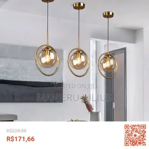 Golden Halo Pendant Light