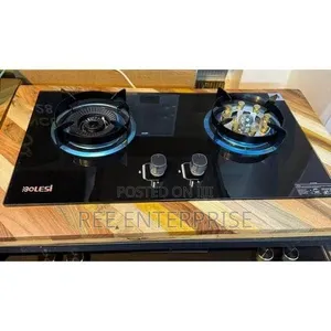 Hob 2 Burners With Sensor and Wok Burner Gas Hob